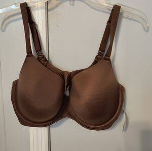 Auden Brown Seamless T-Shirt Bra with Adjustable Straps